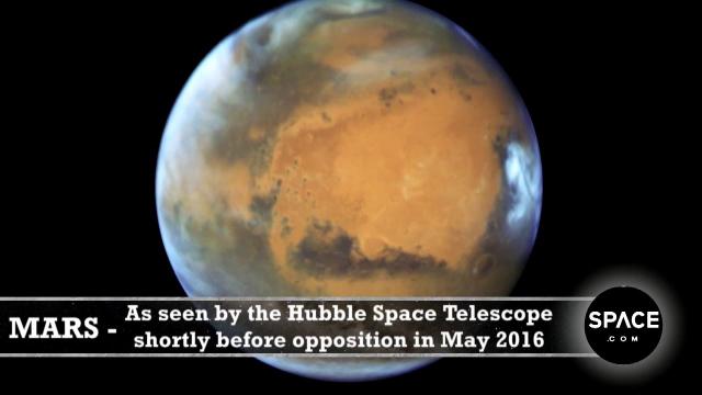 Hubble Spies Mars Days Before Closest Approach In Over A Decade | Video