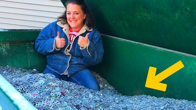 Woman Who Saved Pop Tabs For 26 Years Cashes Out