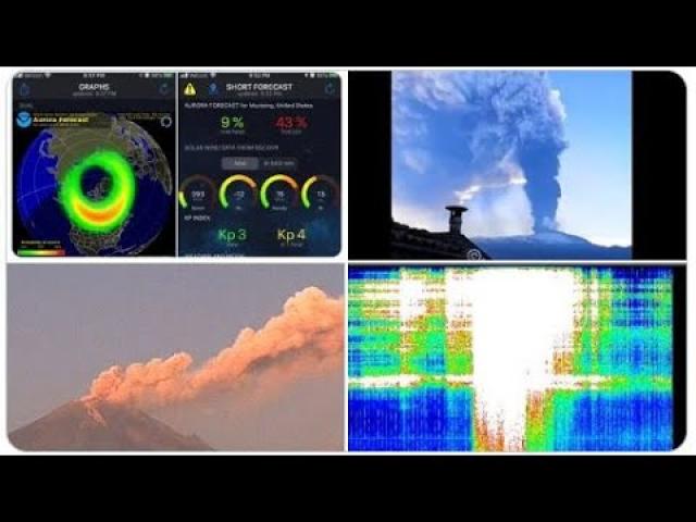 Wild Mount Etna Volcano Eruption! More Rain for the South! Geomagnetic Storm! & Earthquake Watch