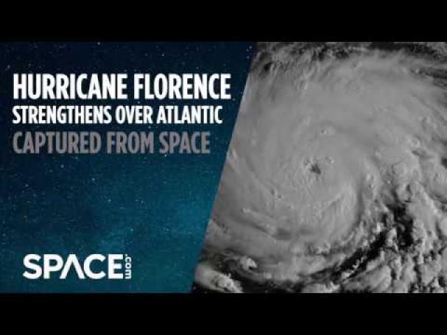 Hurricane Florence Strengthens Over Atlantic in Satellite Views