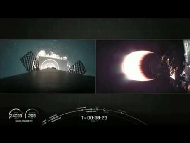 Touchdown! SpaceX Rocket Lands After Launching CRS-17 Mission