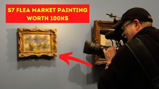 Woman Who Buys $7 Flea Market Painting Realizes The Famous Painter