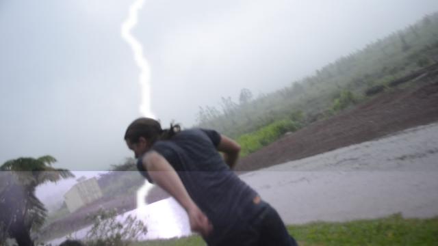 BOOOM!! UFO Sightings UFO Reporter Struck By Lightning [RAW VIDEO] Dangerous Situation!!! 2015