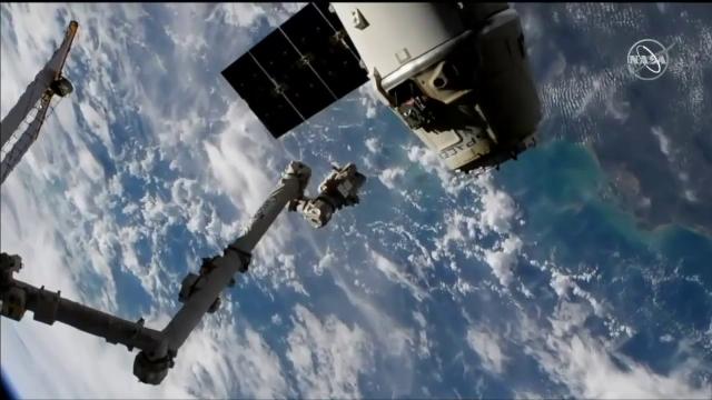 SpaceX Dragon Undocks From Space Station