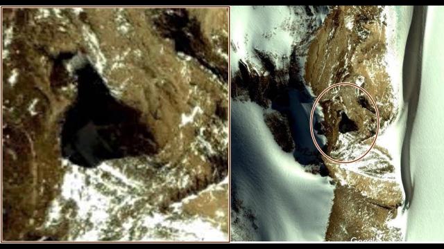 Huge Cave Entrance discovered in Queen Maud land, Antarctica. Take a look!!!
