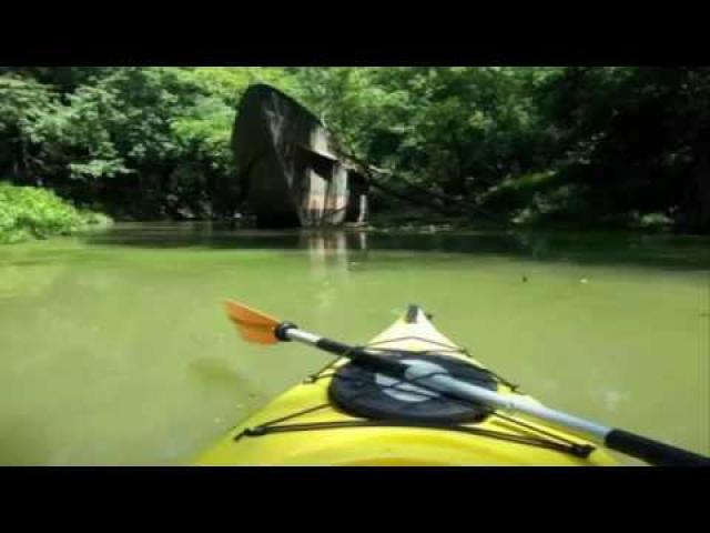 100 Year Old ‘Ghost Ship’ Found By Kayakers On The Ohio River