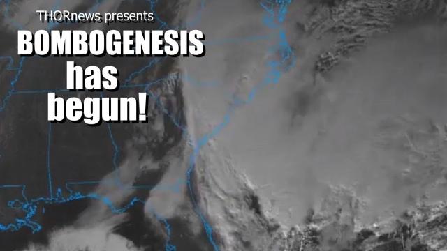 BomboGenesis has begun in giant Freak East Coast Nor'easter Freezicane