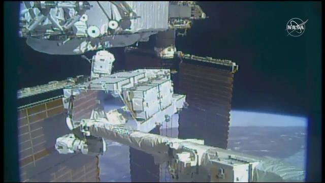 See Spacewalkers Working Outside Space Station Today
