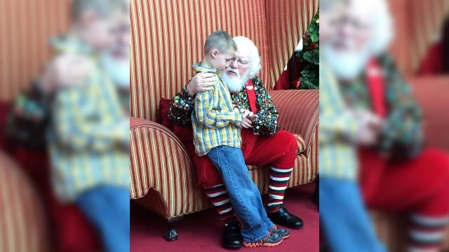 When This Autistic Boy Confessed A Secret To Santa, The Response He Got Left His Mother In Tears