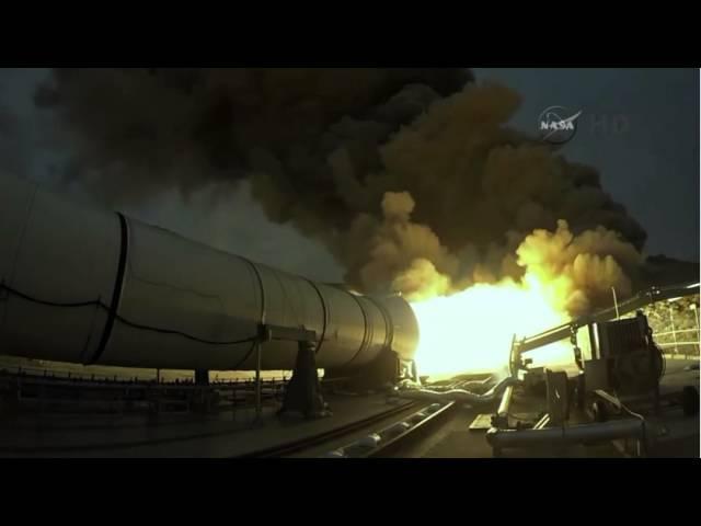 Huge NASA SLS Booster Put To Fire In Promontory, UT | Video