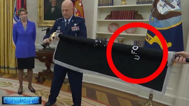 Space Force Flag Hidden Message?