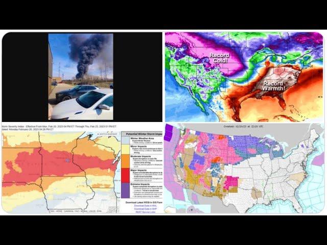 Red Alert! Massive Explosion at Ohio Metal Plant! Major ICE Storm Coming! Meteors light up Kansas!