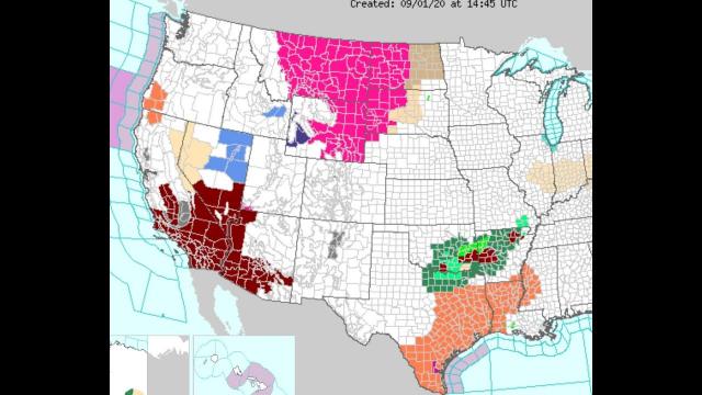7.0 Earthquake Chile, Flood issues in Texas, Arkansas & Oklahoma, Hot Heat! Frost & Typhoon Maysak!