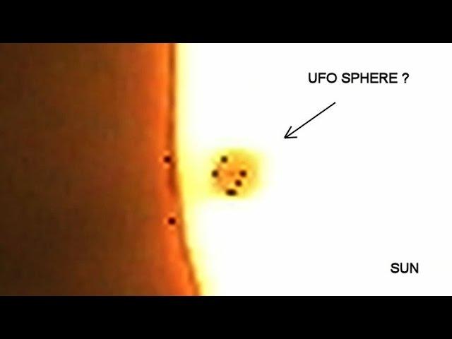 Return Giant UFO Sphere Passes Around The Surface of The Sun, Sept 25, 2015