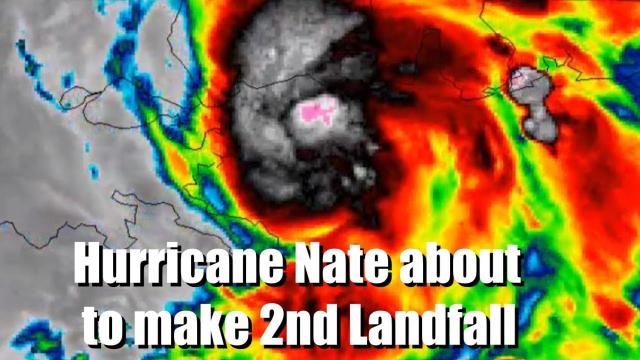 Hurricane Nate is about to make 2nd Landfall