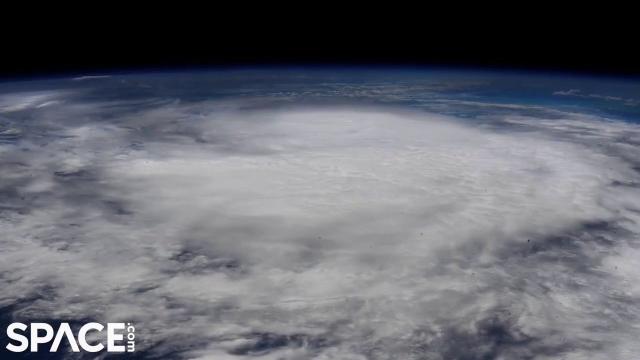Hurricane Isaias seen by satellite and space station