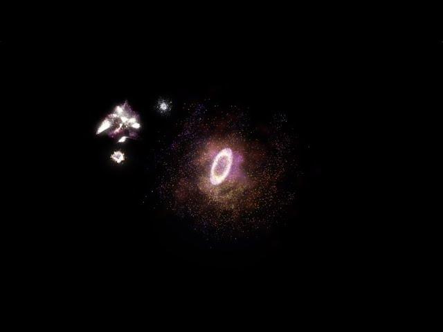 'Ring of Fire' galaxy formed by galactic smash-up in this amazing animation