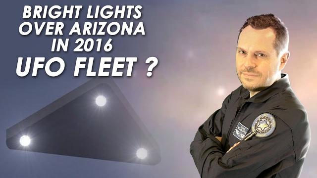 ???? Did UFO Lights Really Fly In Triangle Formation Over Arizona in 2016 ?