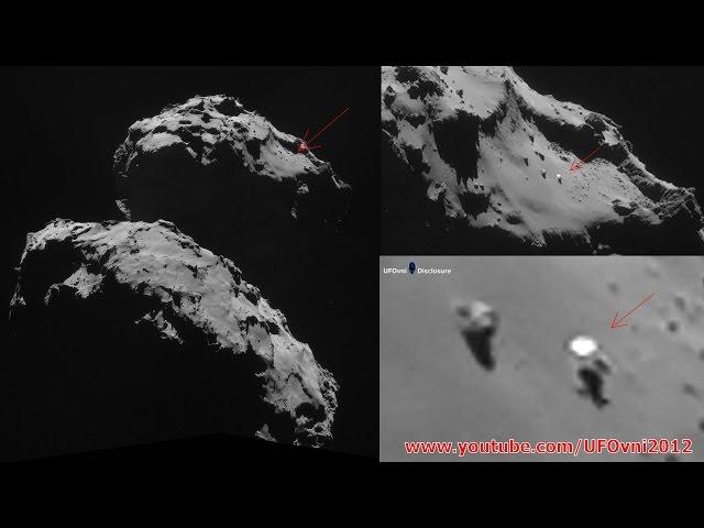 UFO Flies Near Comet 67P Churyumov Gerasimenko