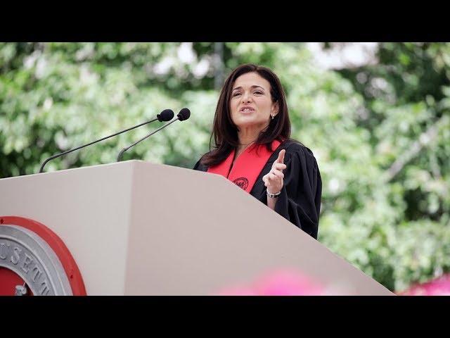 Sheryl Sandberg at MIT Commencement 2018