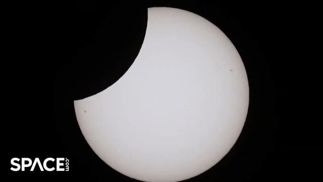 Partial solar eclipse over Rome! See time-lapsed footage
