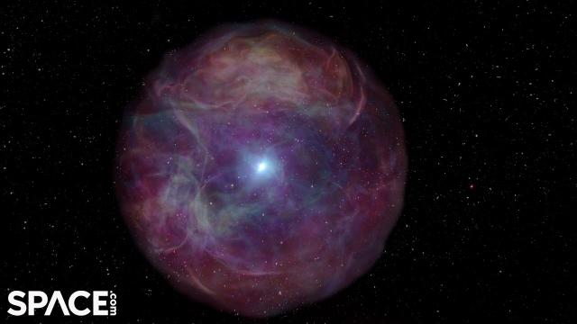Watch a red supergiant star go supernova in this stunning animation