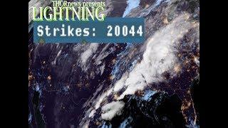 20000 Lightning Strikes in 2 Hours! This storm is Fierce & Flooding!
