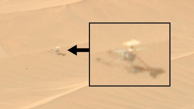 NASA's Perseverance rover spots Mars helicopter Ingenuity after its final flight