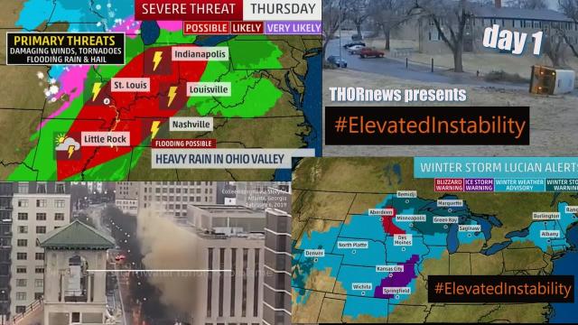 12 Atlanta Explosions & Big Ohio Valley Ice/Flood Storm & Shattered Rain Records of 2018