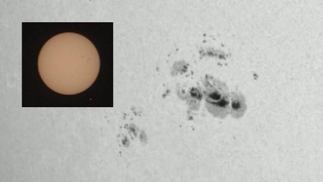 Wow! Massive sunspot seen by NASA spacecraft and Mars rover