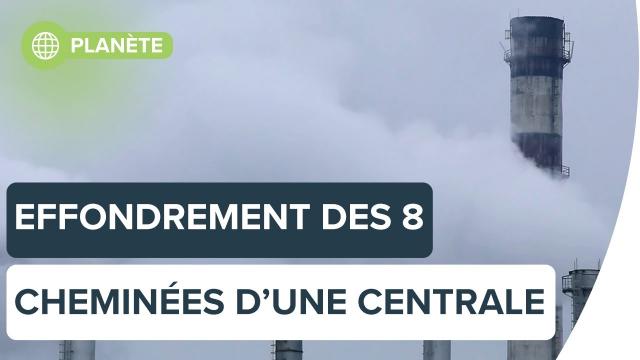 Les 8 cheminées d'une centrale électrique s'effondrent comme un château de cartes | Futura