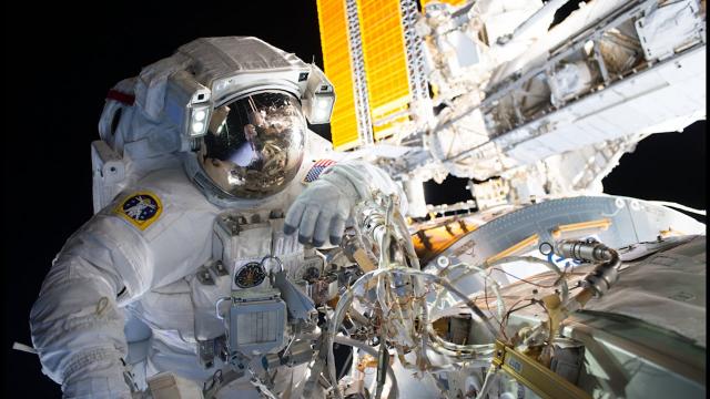 Animation of Sept. 1 Space Station Spacewalk