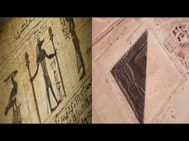 for the first time in a century  Archaeologists discovered 16 meter long ancient papyrus