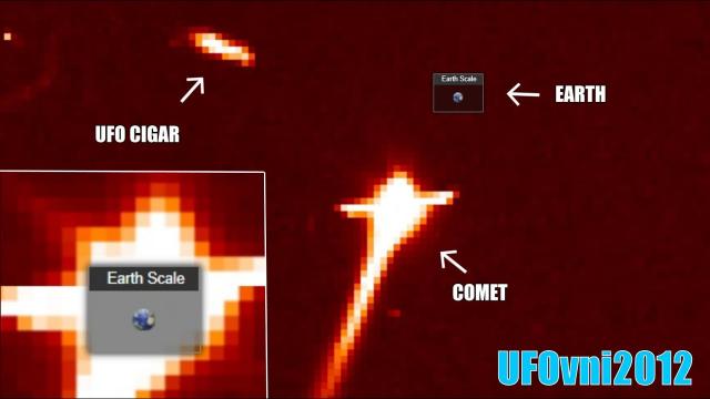 This Comet Just Crashed Into The Sun Captured Near UFO Cigar, May 10, 2021
