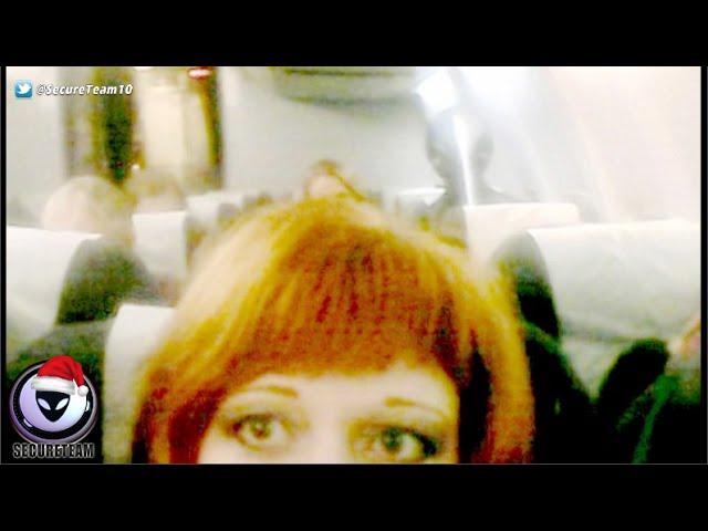 ALIEN Caught In Russian Woman's Selfie On Plane? 12/19/2015