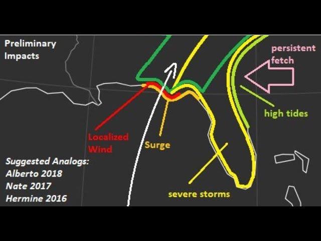 Hurricane Michael - a Look at Landfall Tuesday, Wednesday or Thursday