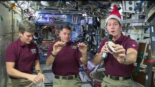 Space Station Crew Celebrates the Holidays Aboard the Orbital Lab