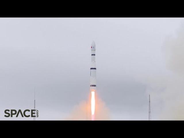 China's Long March 6 rocket launches 16 satellites