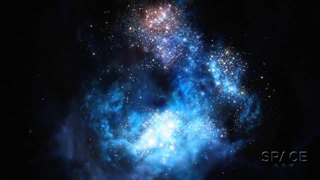 Brightest Young Galaxies Held Biggest Exploding Stars | Artist Animation
