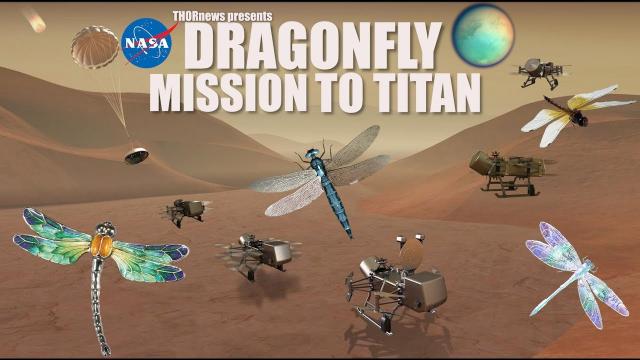 NASA's New Dragonfly Mission to Saturn's Lake Filled Moon Titan!
