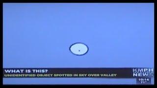 MAY 2013 UFO SIGHTING FRESNO CALIFORNIA, UFO HOVERS FOR 4 HOURS!!