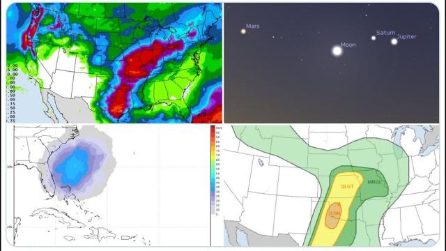 Possible Suptropical Development off of Florida & Rains and Flooding for the Midwest this Week