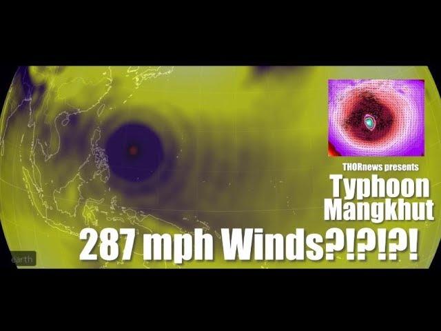 287 mph winds!?!?!? Typhoon Mangkhut