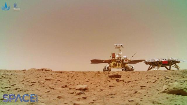 See how far China's rover has traveled on Mars to date and pics!
