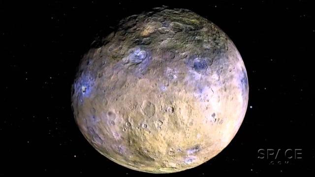 What Are Dwarf Planet Ceres’ Bright Spots? Data Animation