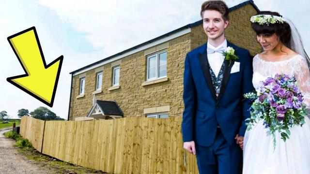 A Couple Returned from Honeymoon, Finds A 6 Feet High Fence !