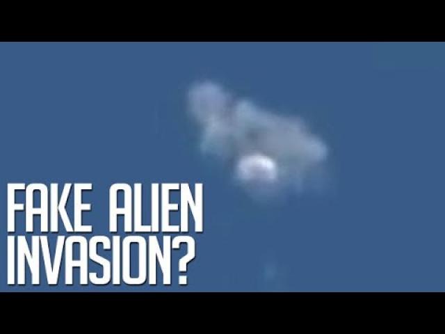 Fake UFO invasion.. Or the real deal?