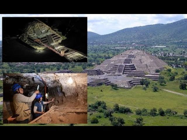 Secret tunnel found 30 feet below the Pyramid of the Moon