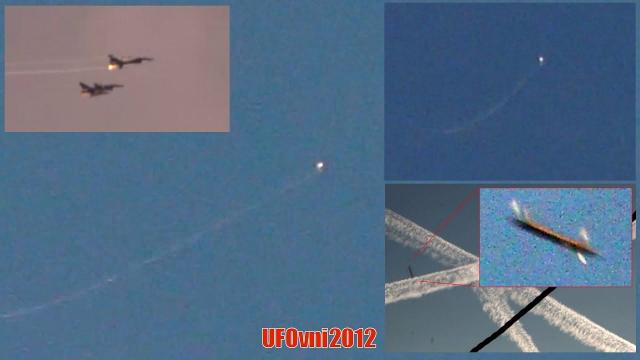 Two UFOs Frightened Pursue By F16