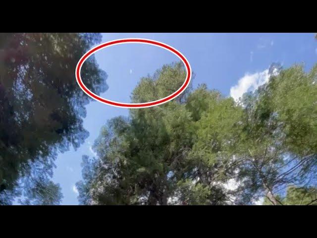 UFO Caught on video overhead while hiking in Lake Tahoe, California